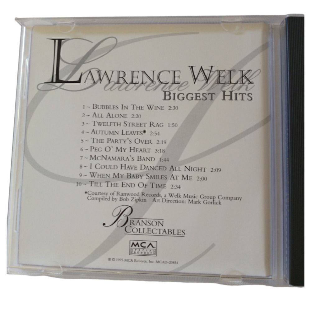 Lawrence Welk Biggest Hits Audio CD By Lawrence Welk Universal 1995 Works Great. - Picture 6 of 9